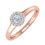 1/4 Carat Diamond Engagement Ring Band in Gold