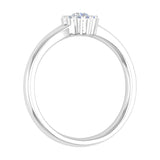 1/4 Carat Diamond Engagement Ring Band in Gold