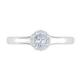 1/4 Carat Diamond Engagement Ring Band in Gold