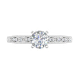 1 Carat Diamond Engagement Ring in Gold
