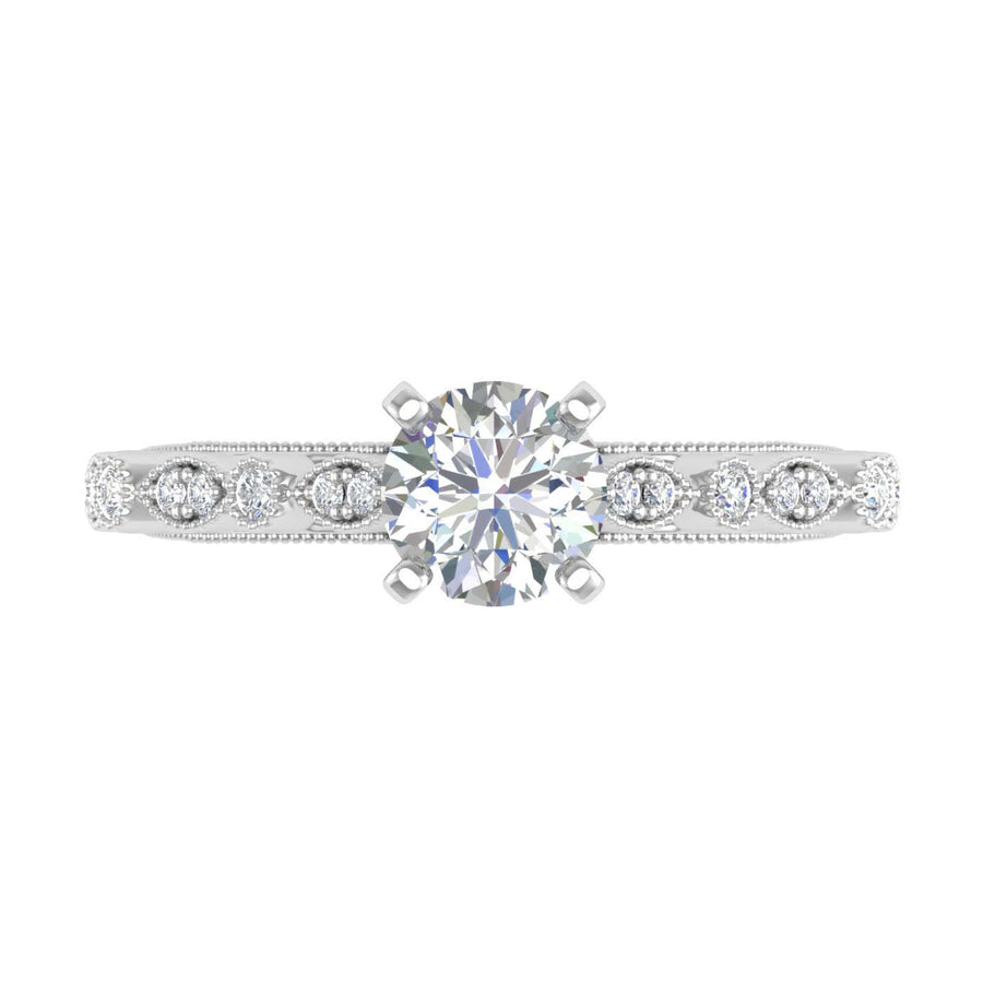 1 Carat Diamond Engagement Ring in Gold