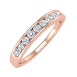 1/4 Carat Round Diamond Unisex Wedding Band Ring in Gold - IGI Certified