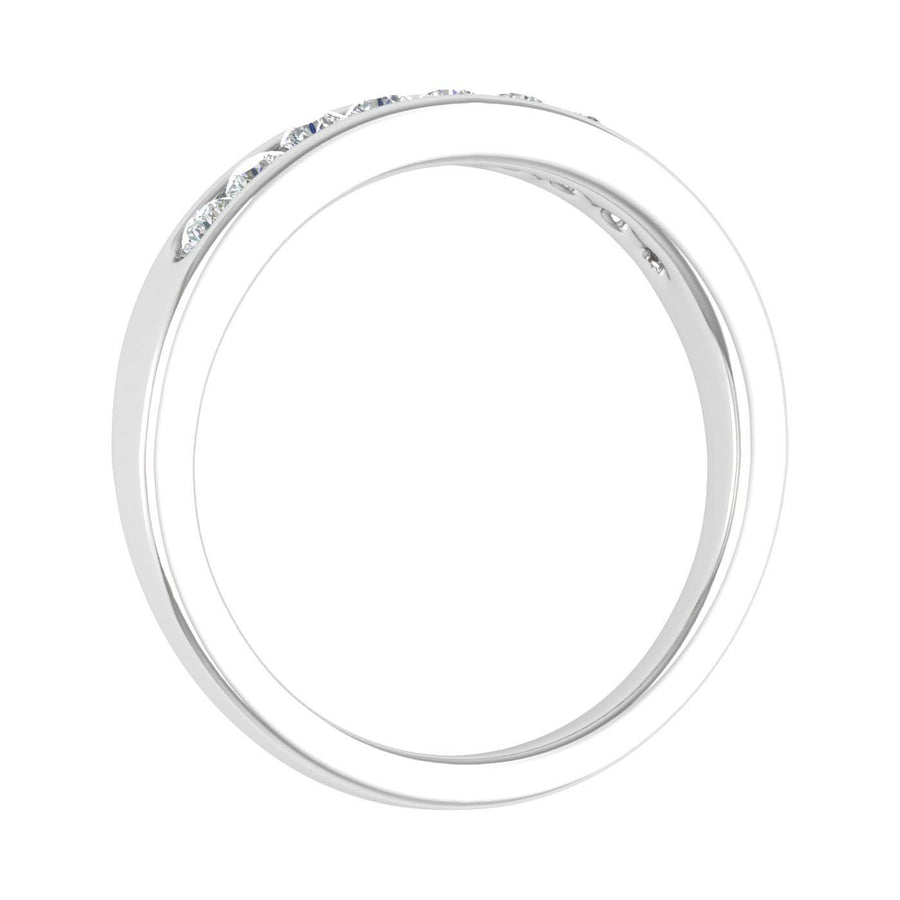 1/4 Carat Round Diamond Unisex Wedding Band Ring in Gold - IGI Certified