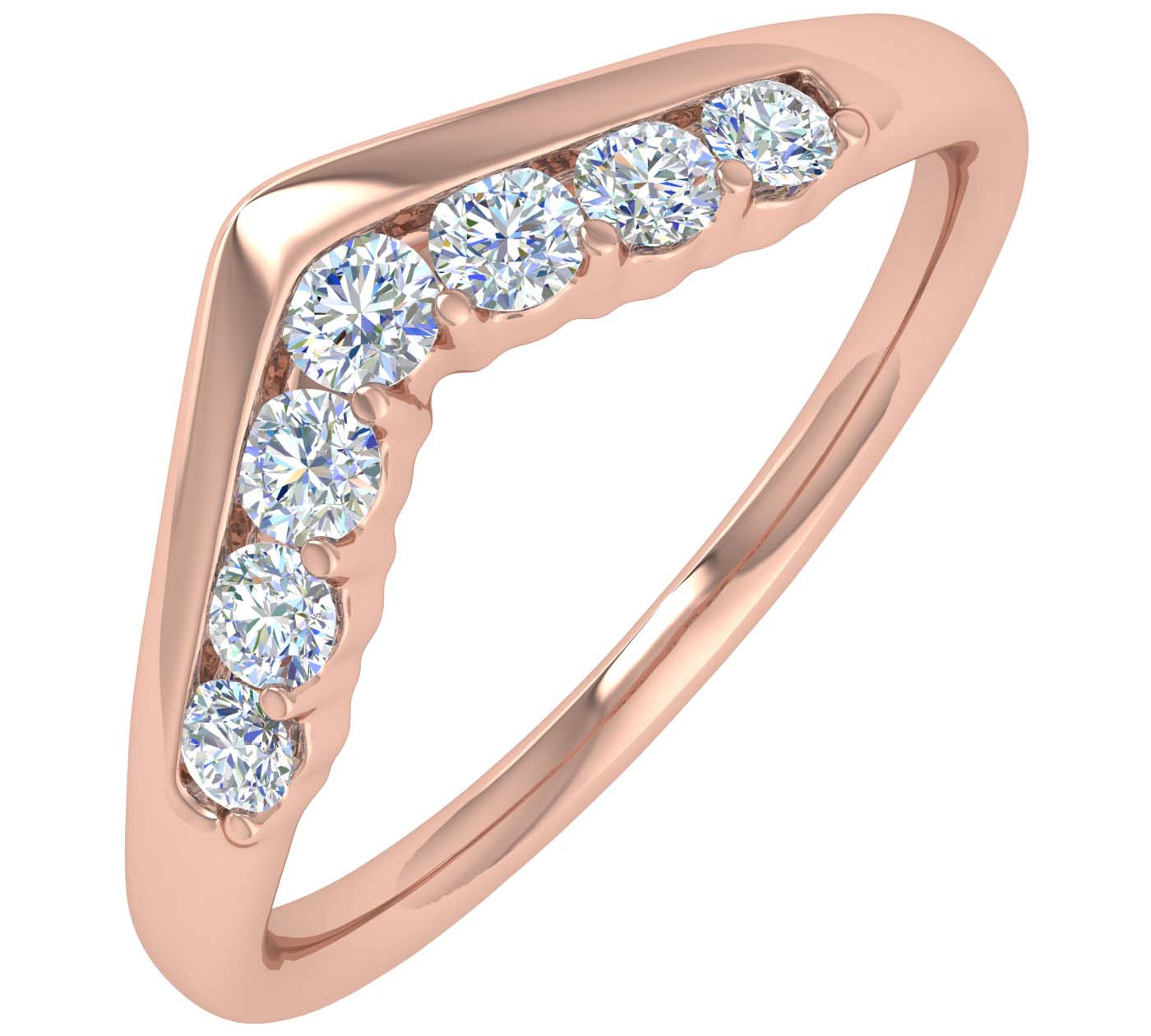 1/4 Carat Diamond Wedding Anniversary Ring in Gold