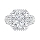 1 Carat Cushion Cut Diamond Engagement Ring in Gold - IGI Certified