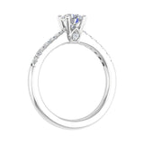 1/2 Carat Diamond Engagement Ring Band in Gold - IGI Certified