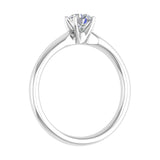0.40 Carat Diamond Solitaire Engagement Ring Band in Gold