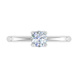 5/8 Carat 4-Prong Set Diamond Solitaire Engagement Ring in Gold