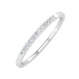 1/10 cttw Diamond Stackable Anniversary Ring in Gold - IGI Certified