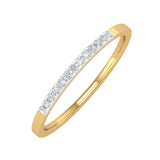 1/10 cttw Diamond Stackable Anniversary Ring in Gold - IGI Certified