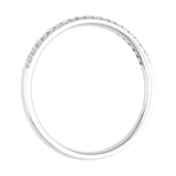 1/10 cttw Diamond Stackable Anniversary Ring in Gold - IGI Certified