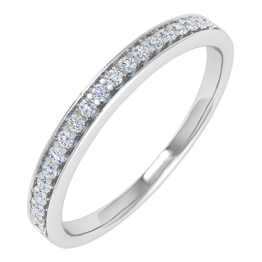 1/10 Carat (ctw) Gold Ladies Diamond Anniversary Ring - IGI Certified