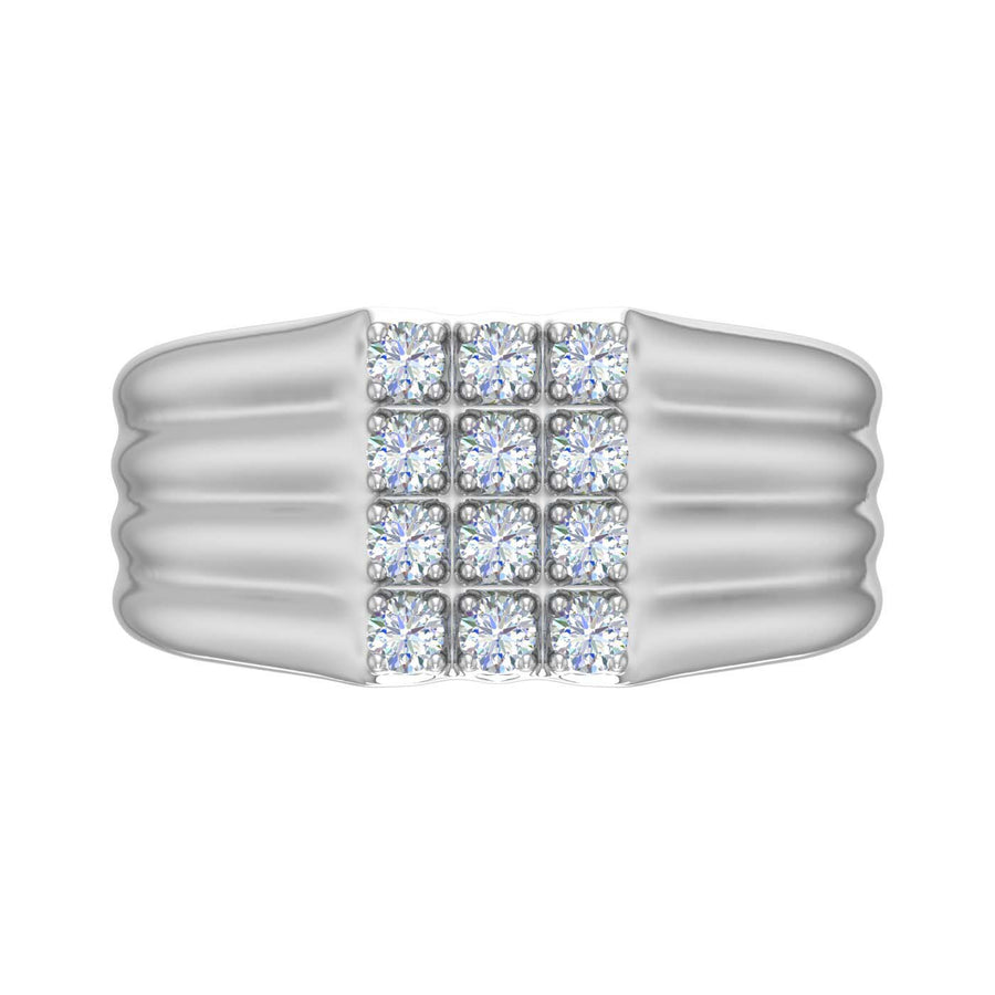 0.40 Carat Men's Diamond Wedding Band Ring in Gold