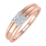 1/5 Carat Men's Diamond Wedding Band Ring in Gold
