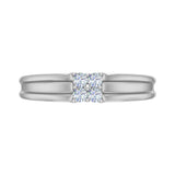 1/5 Carat Men's Diamond Wedding Band Ring in Gold