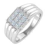 1/3 Carat Men's Diamond Wedding Band Ring in Gold