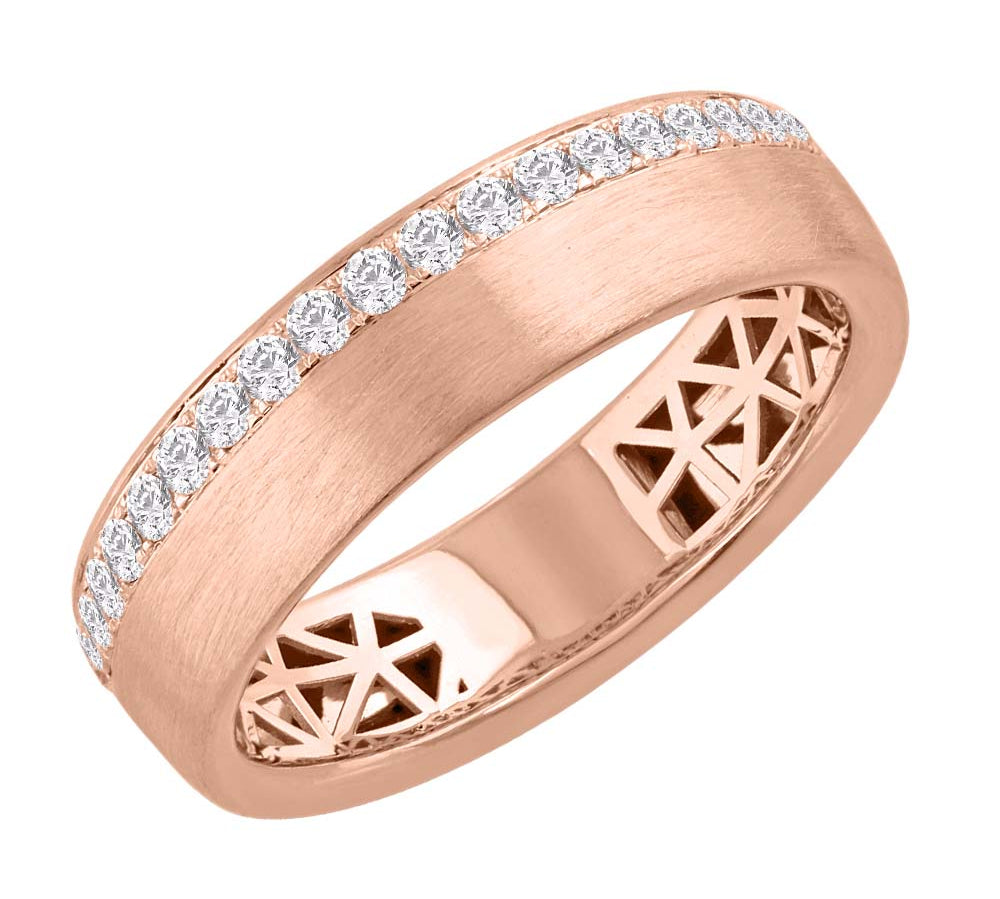 1/3 Carat Diamond Unisex Wedding Band Ring in Gold