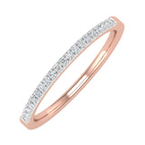 1/10 Carat (ctw) Gold Ladies Diamond Stackable Anniversary Ring