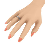 0.15 Carat Diamond Wedding Band Ring in Gold