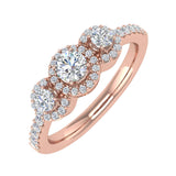 1/2 Carat Diamond Engagement Ring in Gold