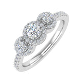 1/2 Carat Diamond Engagement Ring in Gold