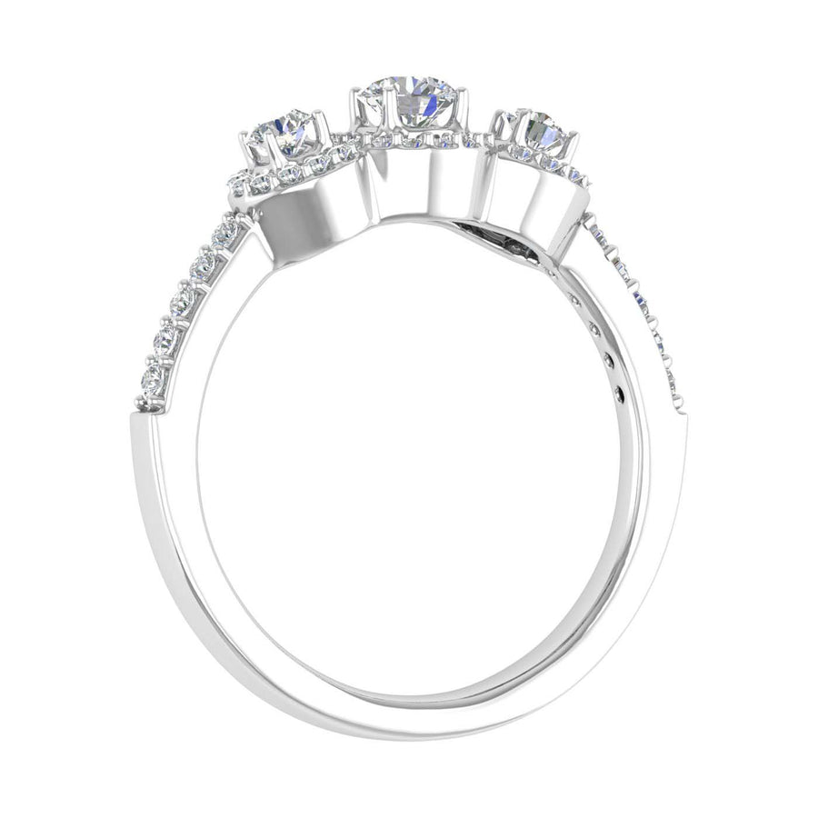 1/2 Carat Diamond Engagement Ring in Gold - IGI Certified