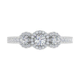 1/2 Carat Diamond Engagement Ring in Gold