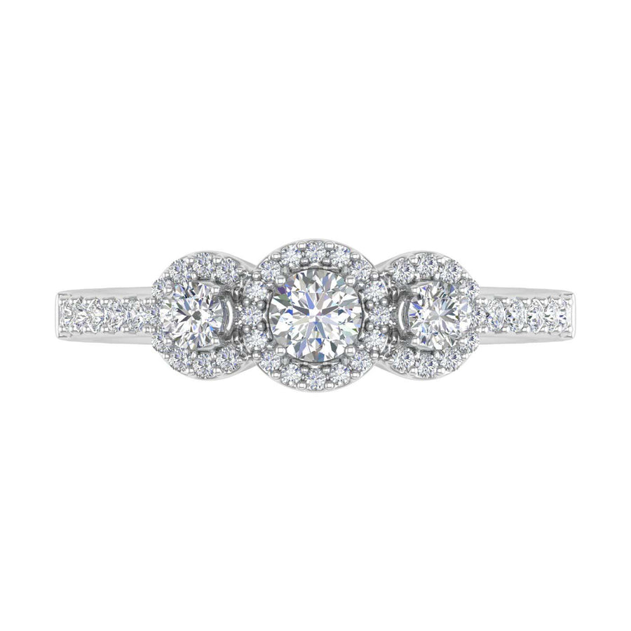 1/2 Carat Diamond Engagement Ring in Gold