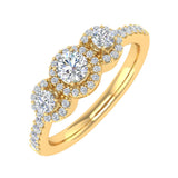 1/2 Carat Diamond Engagement Ring in Gold