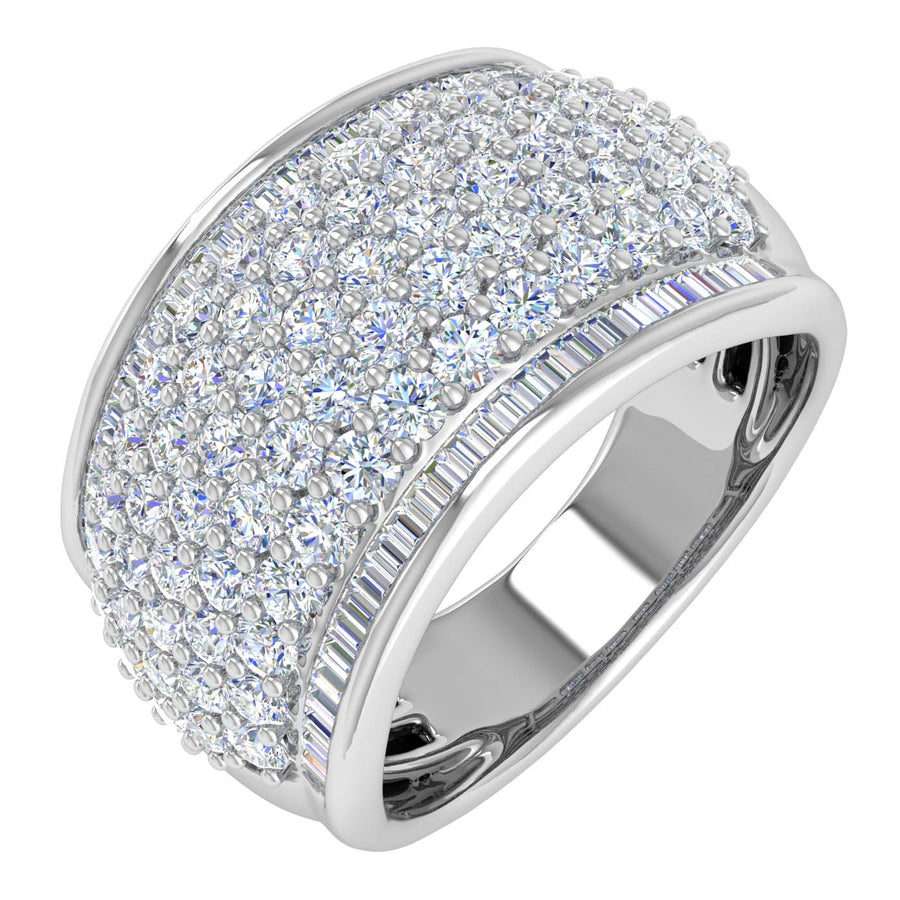 2 Carat Diamond Wedding Band Ring in Gold