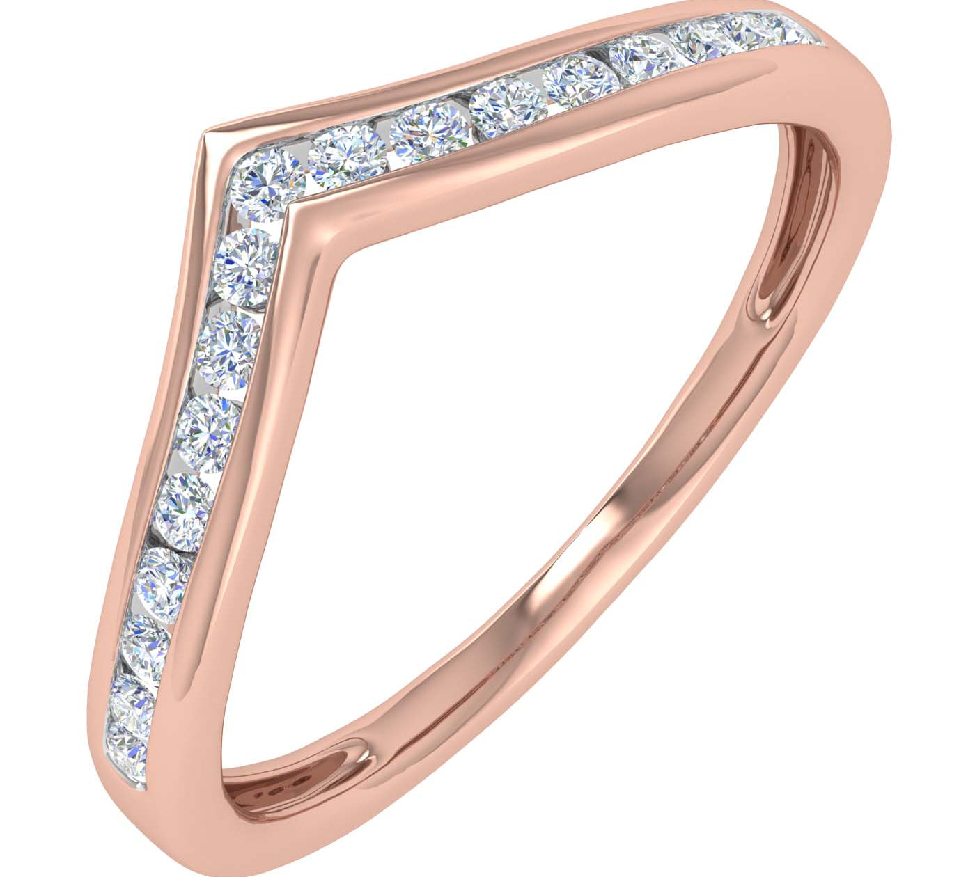 1/5 Carat Diamond Wedding Anniversary Ring in Gold
