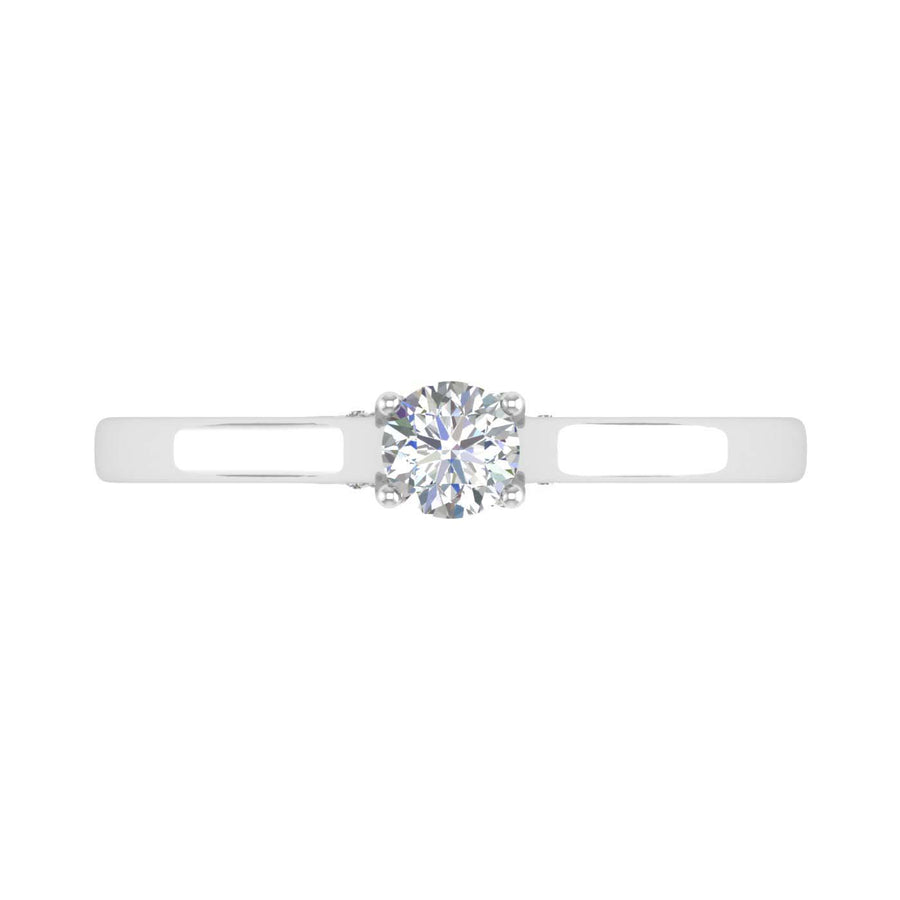 1/4 Carat Diamond Engagement Ring in Gold