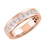 1 Carat Diamond Unisex Wedding Band Ring in Gold