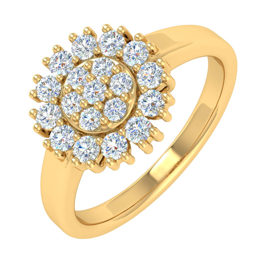 1/2 Carat Diamond Ring Band in Gold