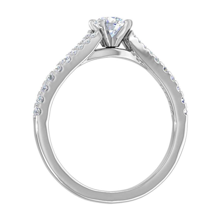 1/2 Carat Diamond Engagement Ring in Gold
