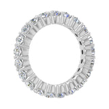 2 1/2 Carat Prong Set Diamond Eternity Ring Band in Gold