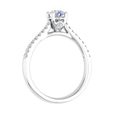 1/2 Carat Diamond Solitaire Engagement Ring in Gold