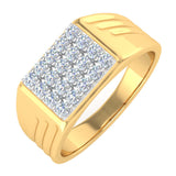 1/2 Carat Men's Diamond Wedding Band Ring in Gold