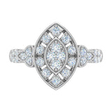 1/2 Carat Diamond Ring Band in Gold