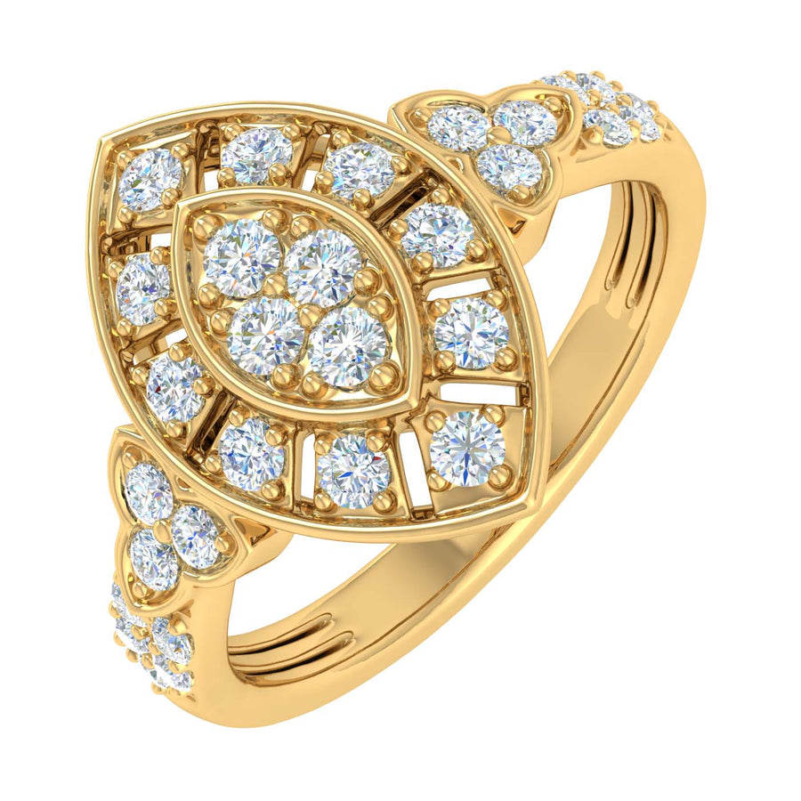 1/2 Carat Diamond Ring Band in Gold