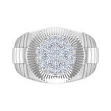 1/2 Carat Men's Diamond Wedding Band Ring in Gold