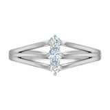 1/4 Carat Diamond Ring Band in Gold