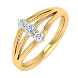 1/4 Carat Diamond Ring Band in Gold