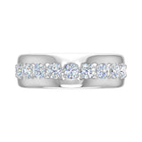 1 Carat Diamond Unisex Wedding Band Ring in Gold