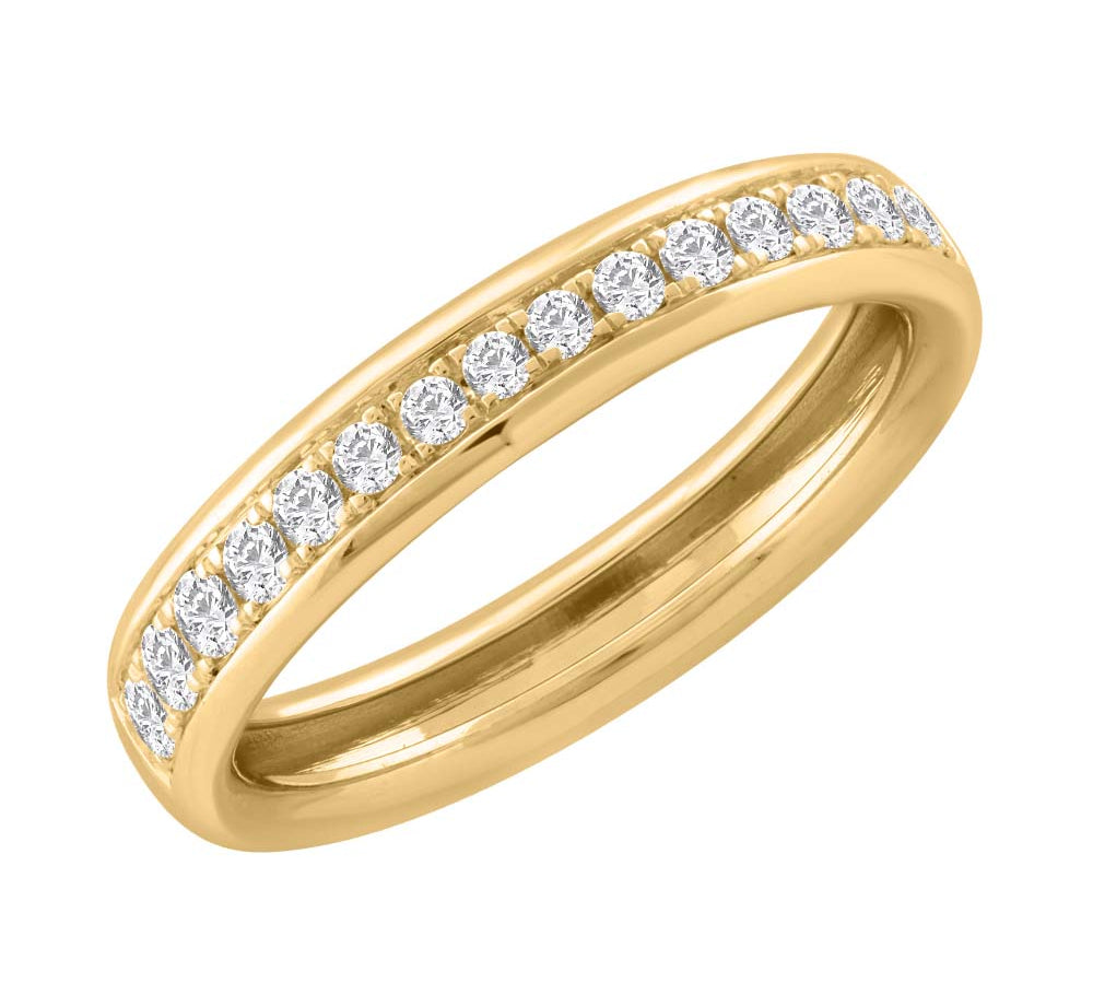 1/3 Carat Diamond Unisex Wedding Band Ring in Gold