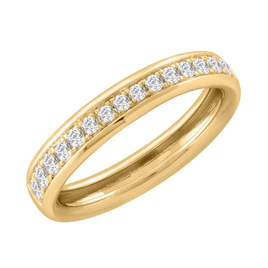 1/3 Carat Diamond Unisex Wedding Band Ring in Gold