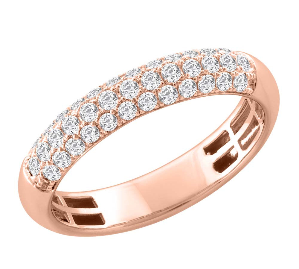 1/2 Carat Diamond Unisex Wedding Band Ring in Gold