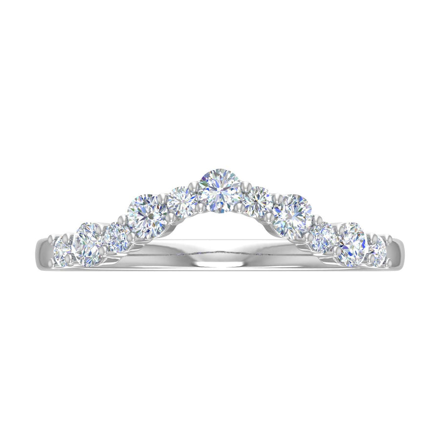 3/8 Carat Diamond Wedding Band Guard Ring Enhancers in Gold