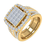 2.6 Carat Diamond Engagement Ring Band in Gold