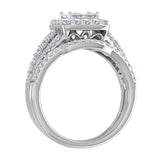 1 1/2 Carat Diamond Engagement Ring Band in Gold